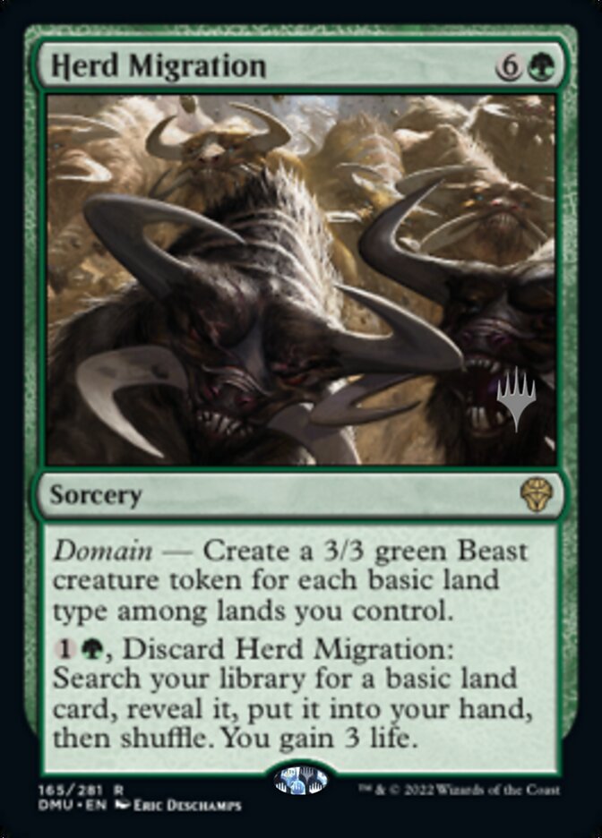 Herd Migration (Promo Pack) [Dominaria United Promos] | Exor Games Bridgewater