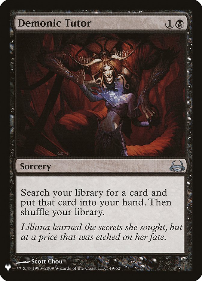 Demonic Tutor [Mystery Booster] | Exor Games Bridgewater