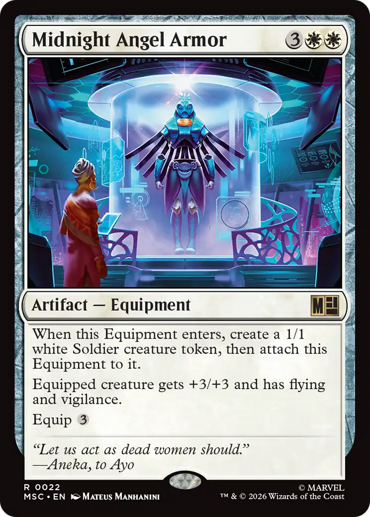 Midnight Angel Armor (Surge Foil) [Marvel Super Heroes Commander] | Exor Games Bridgewater