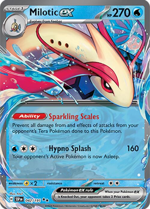 Milotic ex (042/191) [Scarlet & Violet: Surging Sparks] | Exor Games Bridgewater