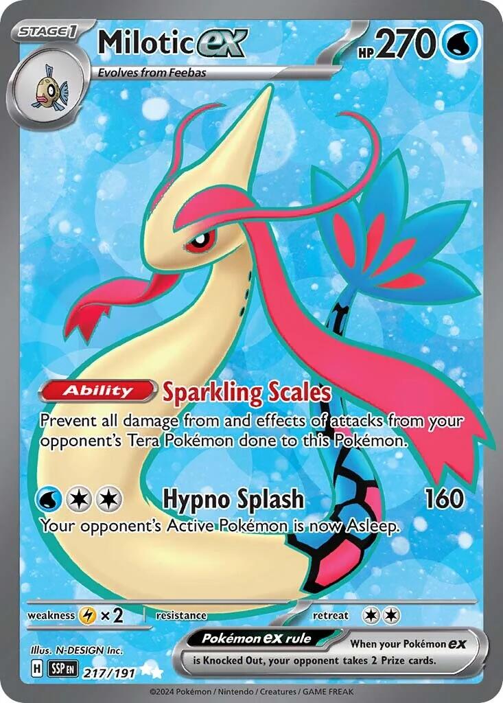 Milotic ex (217/191) [Scarlet & Violet: Surging Sparks] | Exor Games Bridgewater