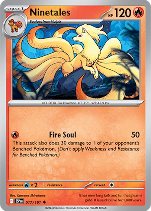 Ninetales (017/191) [Scarlet & Violet: Surging Sparks] | Exor Games Bridgewater