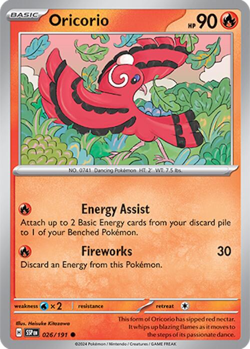 Oricorio (026/191) [Scarlet & Violet: Surging Sparks] | Exor Games Bridgewater