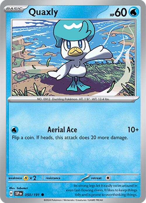 Quaxly (050/191) [Scarlet & Violet: Surging Sparks] | Exor Games Bridgewater