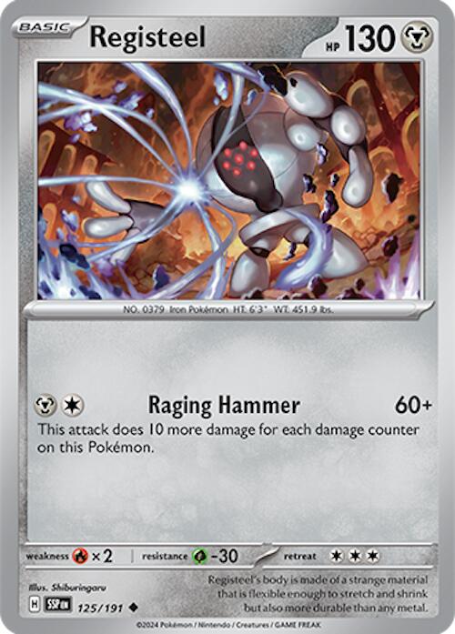 Registeel (125/191) [Scarlet & Violet: Surging Sparks] | Exor Games Bridgewater