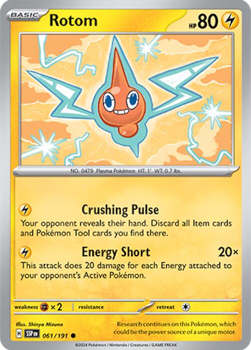 Rotom (061/191) [Scarlet & Violet: Surging Sparks] | Exor Games Bridgewater