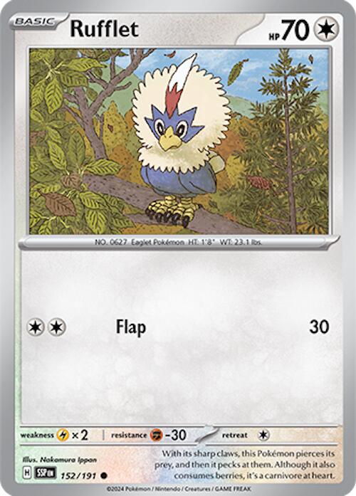 Rufflet (152/191) [Scarlet & Violet: Surging Sparks] | Exor Games Bridgewater