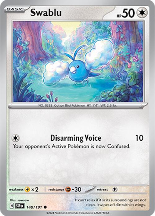 Swablu (148/191) [Scarlet & Violet: Surging Sparks] | Exor Games Bridgewater