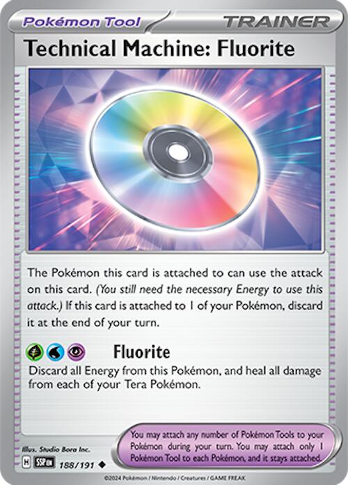 Technical Machine: Fluorite (188/191) [Scarlet & Violet: Surging Sparks] | Exor Games Bridgewater