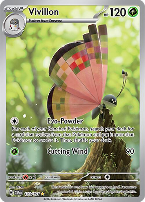 Vivillon (193/191) [Scarlet & Violet: Surging Sparks] | Exor Games Bridgewater