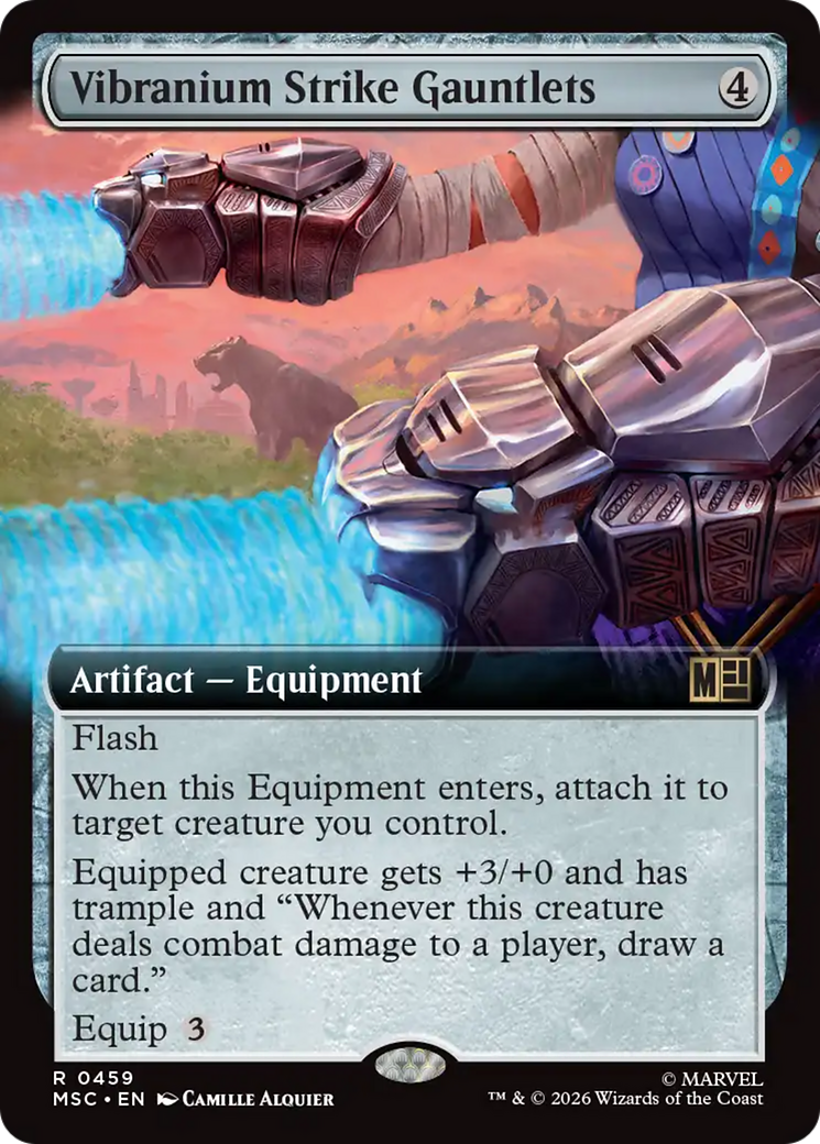 Vibranium Strike Gauntlets (Extended Art) [Marvel Super Heroes Commander] | Exor Games Bridgewater