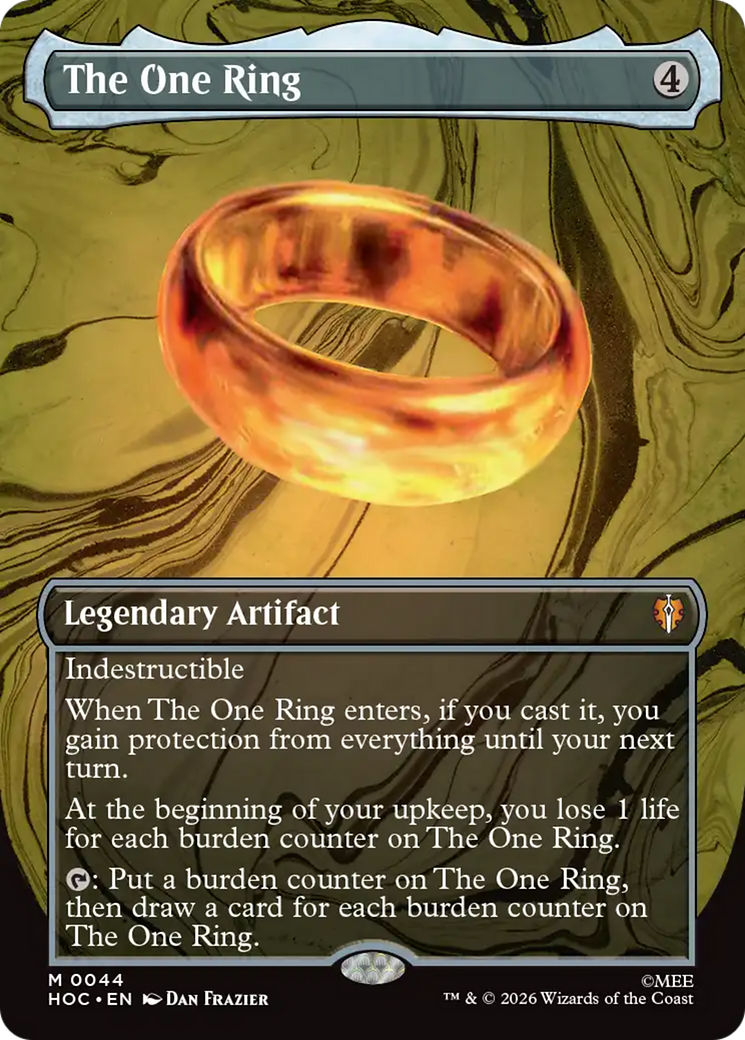 The One Ring (Borderless) [The Hobbit] | Exor Games Bridgewater