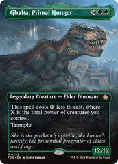 Ghalta, Primal Hunger (Borderless) [Foundations] | Exor Games Bridgewater