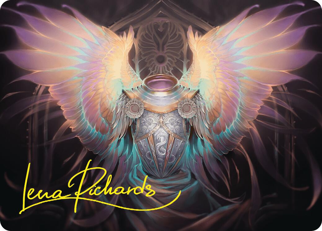 Celestial Armor Art Card (2/54) (Gold-Stamped Signature) [Foundations Art Series] | Exor Games Bridgewater