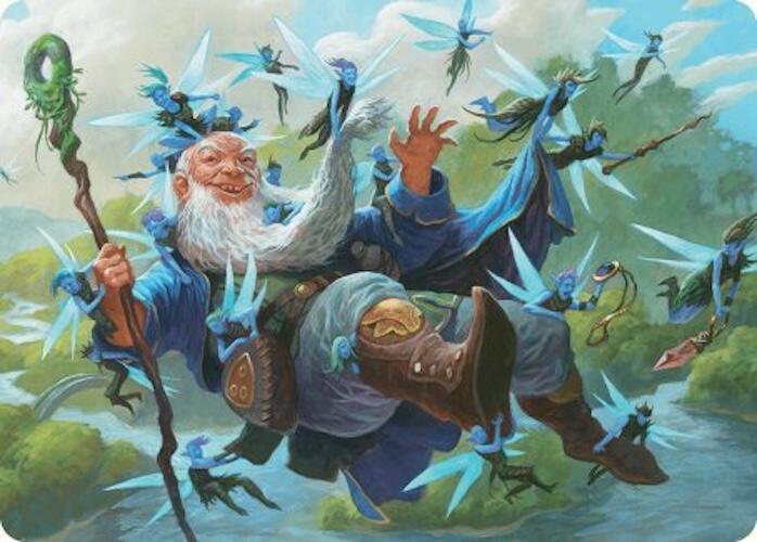 Mischievous Mystic Art Card (7/54) [Foundations Art Series] | Exor Games Bridgewater