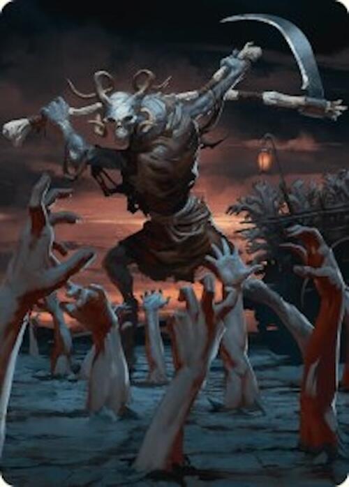 Abyssal Harvester Art Card (34/54) [Foundations Art Series] | Exor Games Bridgewater