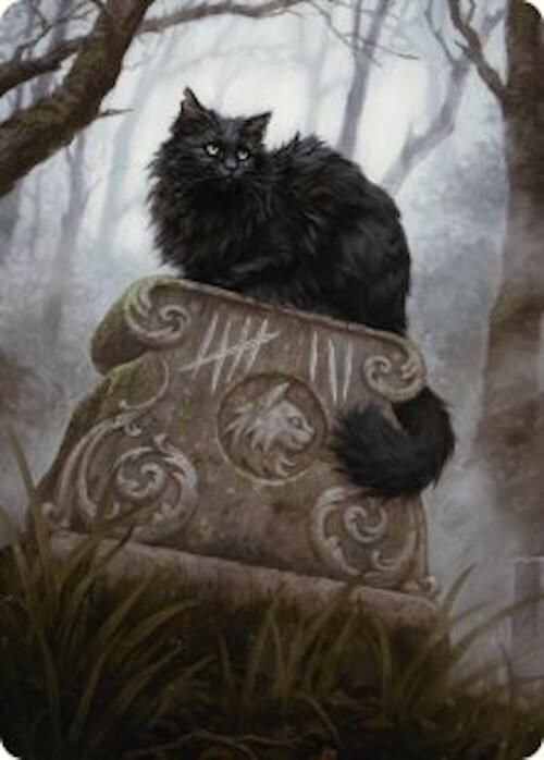 Nine-Lives Familiar 2 Art Card (36/54) [Foundations Art Series] | Exor Games Bridgewater