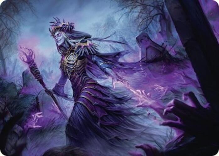 Zul Ashur, Lich Lord Art Card (10/54) [Foundations Art Series] | Exor Games Bridgewater