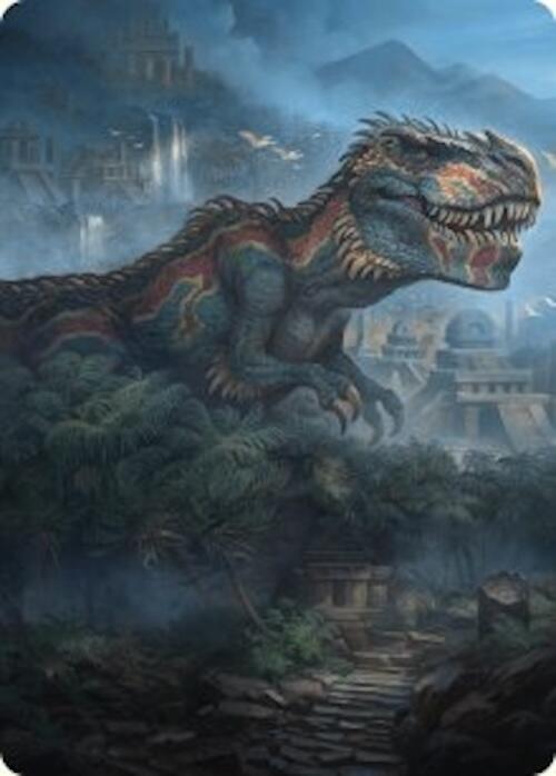 Ghalta, Primal Hunger Art Card (41/54) [Foundations Art Series] | Exor Games Bridgewater
