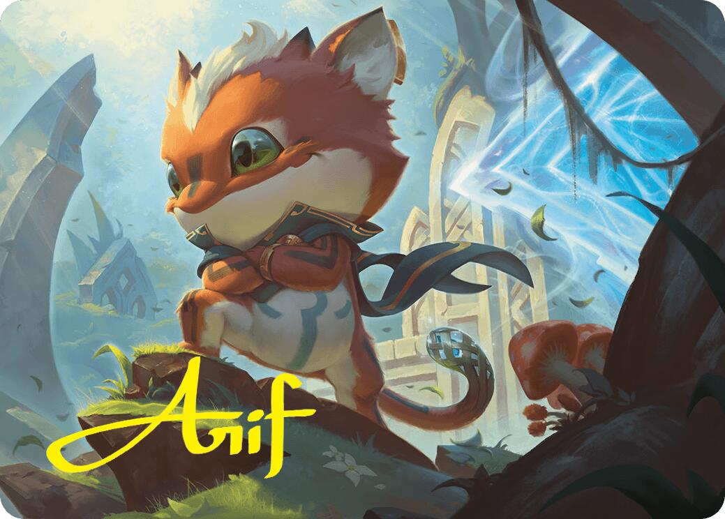 Loot, Exuberant Explorer Art Card (12/54) (Gold-Stamped Signature) [Foundations Art Series] | Exor Games Bridgewater