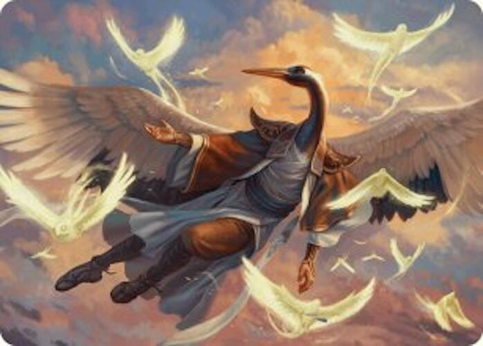 Kykar, Zephyr Awakener Art Card (16/54) [Foundations Art Series] | Exor Games Bridgewater