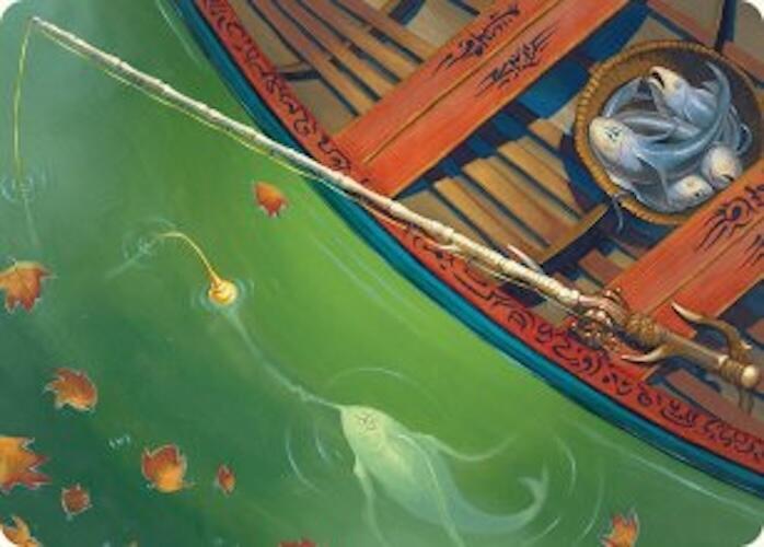 Fishing Pole Art Card (18/54) [Foundations Art Series] | Exor Games Bridgewater