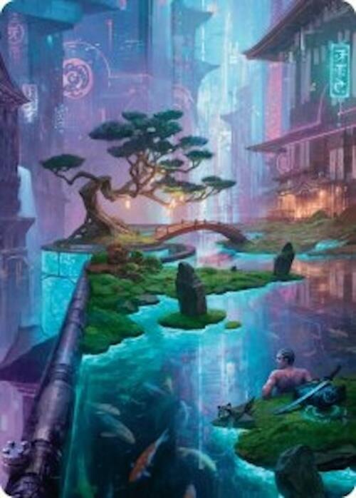 Island Art Card (22/54) [Foundations Art Series] | Exor Games Bridgewater