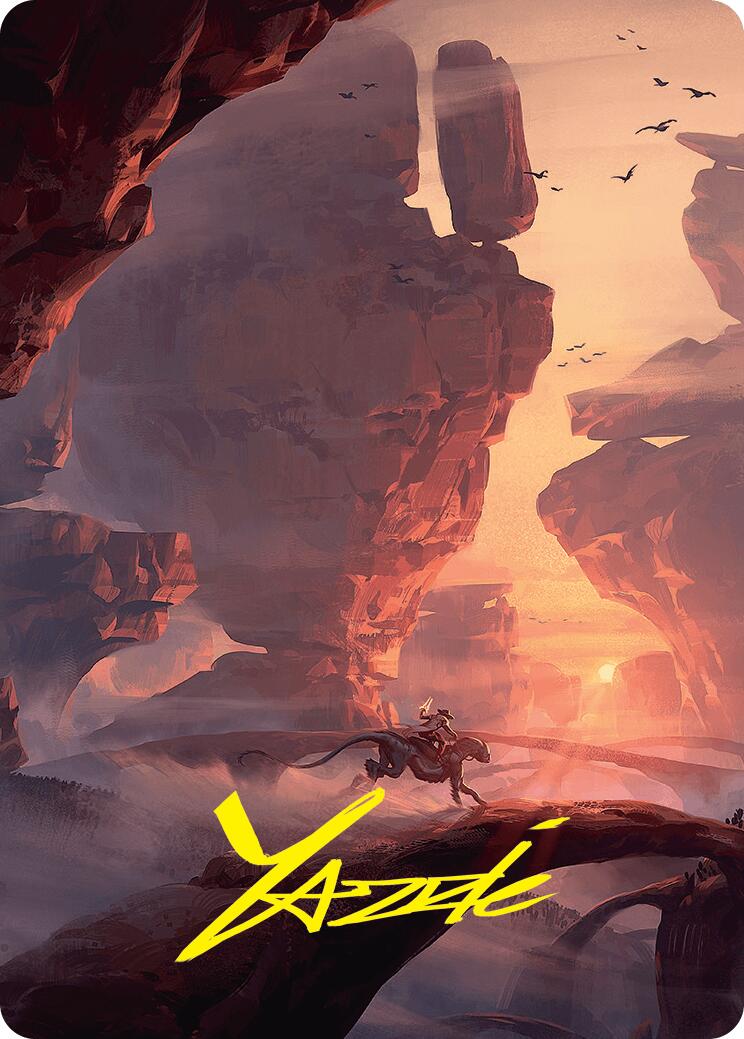 Mountain Art Card (24/54) (Gold-Stamped Signature) [Foundations Art Series] | Exor Games Bridgewater