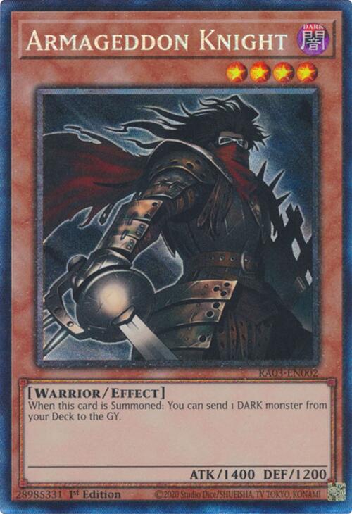 Armageddon Knight (CR) [RA03-EN002] Prismatic Collector's Rare | Exor Games Bridgewater