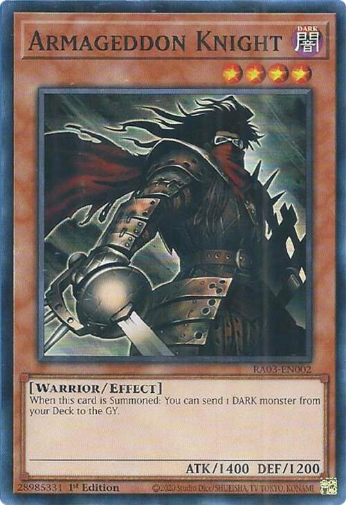 Armageddon Knight [RA03-EN002] Super Rare | Exor Games Bridgewater