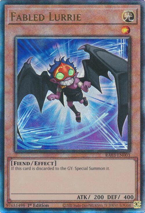 Fabled Lurrie (UTR) [RA03-EN003] Prismatic Ultimate Rare | Exor Games Bridgewater