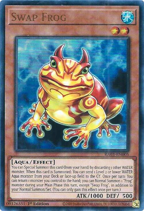 Swap Frog (UR) [RA03-EN005] Ultra Rare | Exor Games Bridgewater