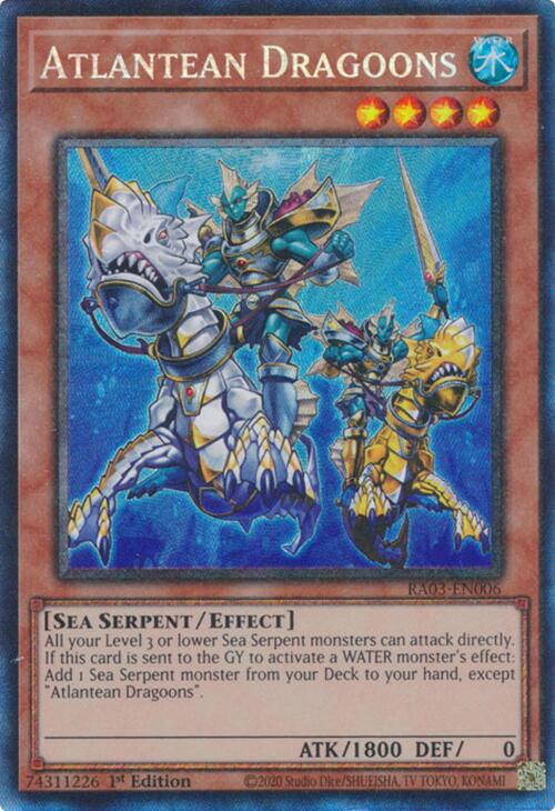 Atlantean Dragoons (CR) [RA03-EN006] Prismatic Collector's Rare | Exor Games Bridgewater