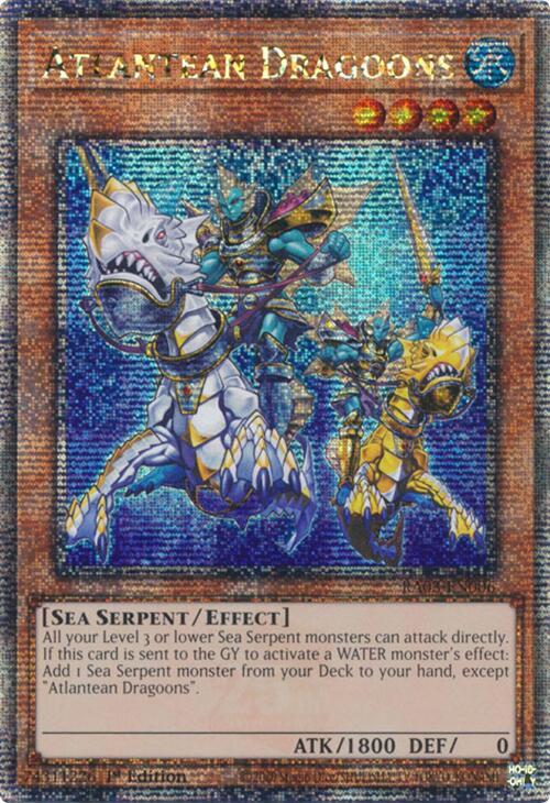 Atlantean Dragoons (Quarter Century Secret Rare) [RA03-EN006] Quarter Century Secret Rare | Exor Games Bridgewater