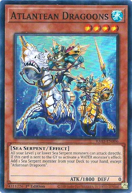 Atlantean Dragoons [RA03-EN006] Super Rare | Exor Games Bridgewater