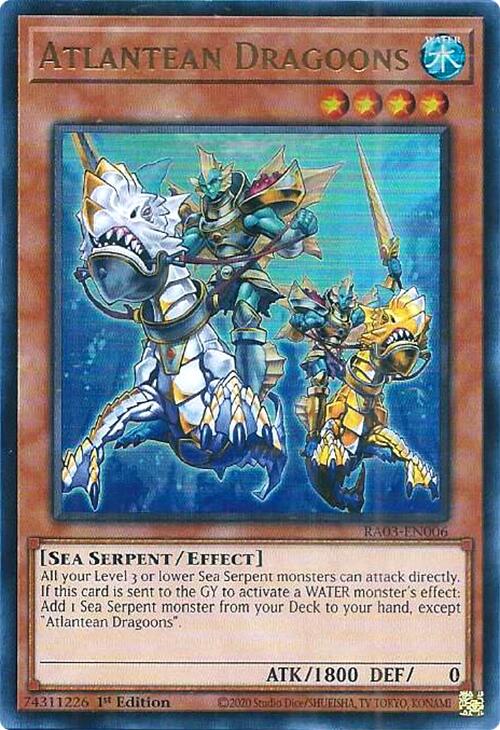 Atlantean Dragoons (UR) [RA03-EN006] Ultra Rare | Exor Games Bridgewater