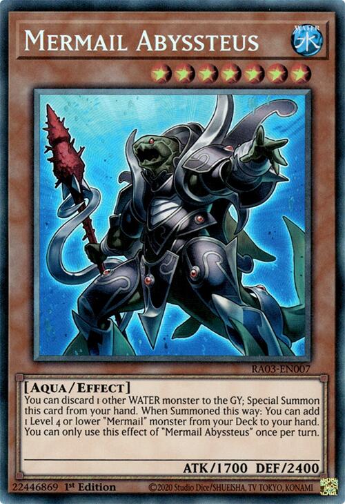 Mermail Abyssteus (CR) [RA03-EN007] Prismatic Collector's Rare | Exor Games Bridgewater