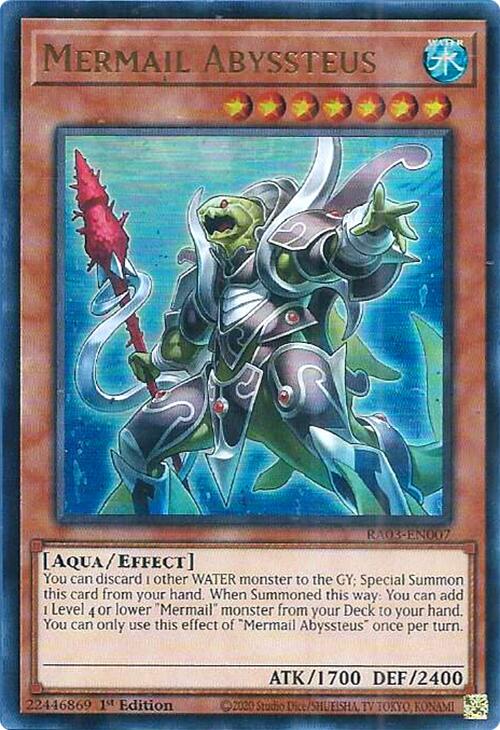 Mermail Abyssteus (UR) [RA03-EN007] Ultra Rare | Exor Games Bridgewater