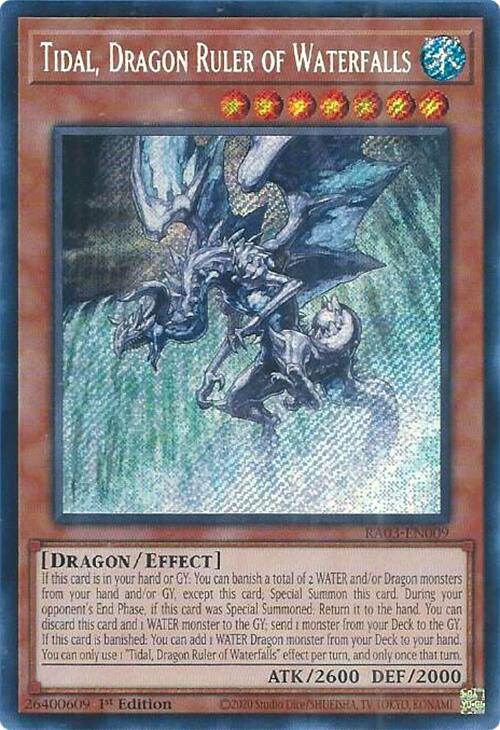 Tidal, Dragon Ruler of Waterfalls (Secret Rare) [RA03-EN009] Secret Rare | Exor Games Bridgewater