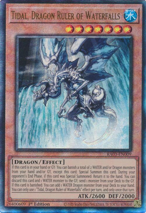 Tidal, Dragon Ruler of Waterfalls (UTR) [RA03-EN009] Prismatic Ultimate Rare | Exor Games Bridgewater