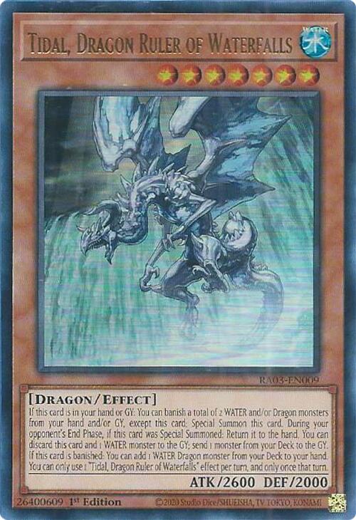 Tidal, Dragon Ruler of Waterfalls (UR) [RA03-EN009] Ultra Rare | Exor Games Bridgewater
