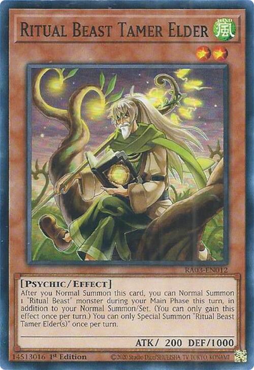 Ritual Beast Tamer Elder [RA03-EN012] Super Rare | Exor Games Bridgewater