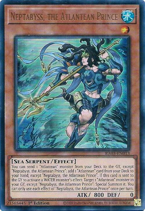 Neptabyss, the Atlantean Prince (UR) [RA03-EN013] Ultra Rare | Exor Games Bridgewater