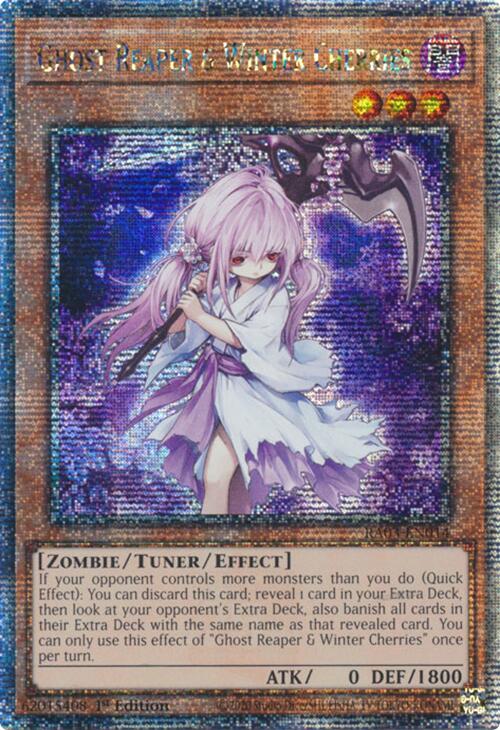 Ghost Reaper & Winter Cherries (Quarter Century Secret Rare) [RA03-EN014] Quarter Century Secret Rare | Exor Games Bridgewater