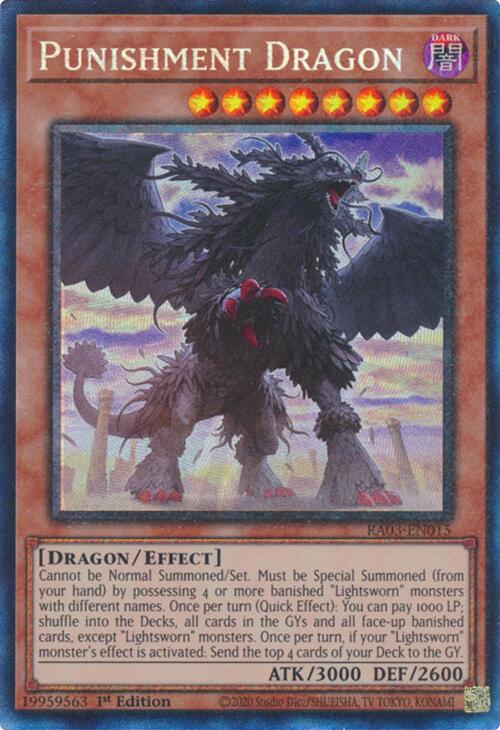 Punishment Dragon (CR) [RA03-EN015] Prismatic Collector's Rare | Exor Games Bridgewater