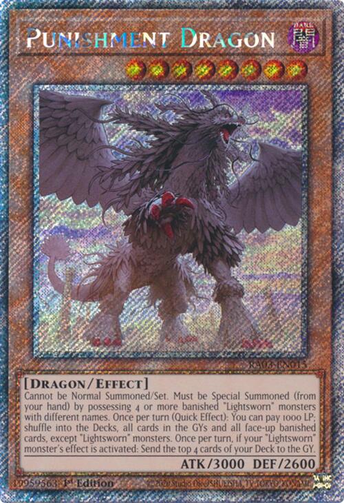 Punishment Dragon (Platinum Secret Rare) [RA03-EN015] Platinum Secret Rare | Exor Games Bridgewater