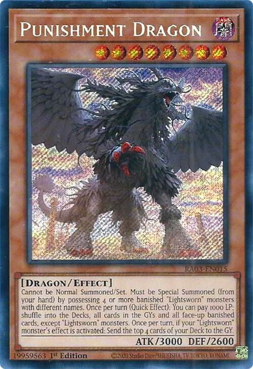 Punishment Dragon (Secret Rare) [RA03-EN015] Secret Rare | Exor Games Bridgewater