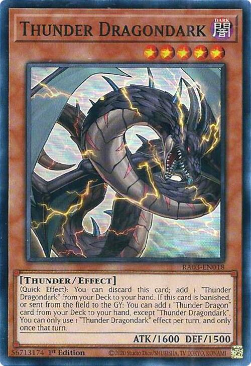 Thunder Dragondark [RA03-EN018] Super Rare | Exor Games Bridgewater