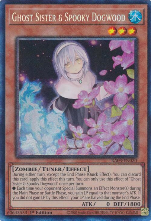 Ghost Sister & Spooky Dogwood (Alternate Art) (CR) [RA03-EN020] Prismatic Collector's Rare | Exor Games Bridgewater
