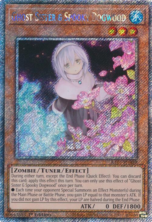 Ghost Sister & Spooky Dogwood (Platinum Secret Rare) [RA03-EN020] Platinum Secret Rare | Exor Games Bridgewater